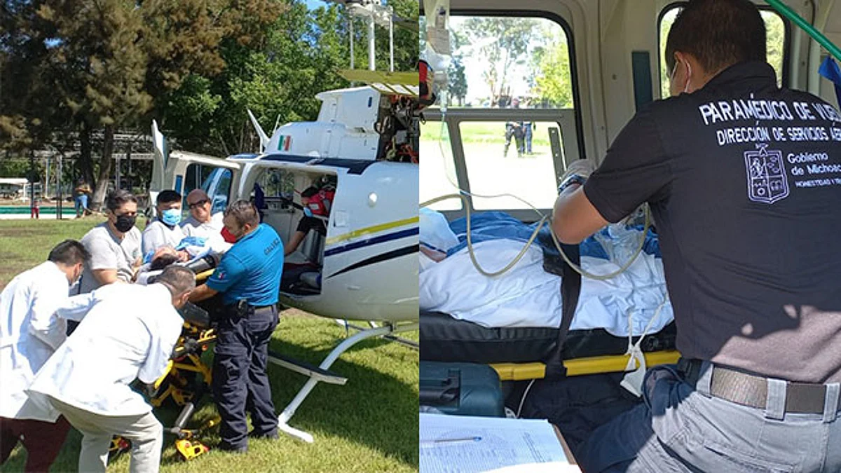 El menor de 16 años resultó diagnosticado con traumatismo craneoencefálico y hematoma epidural temporal derecho, a consecuencia de una fuerte caída que sufrió en una motocicleta