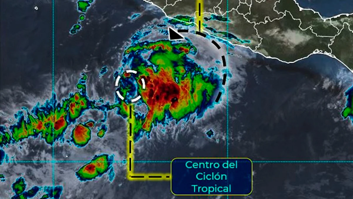 Se forma depresión tropical "Nueve-e" en costas de Colima y Jalisco