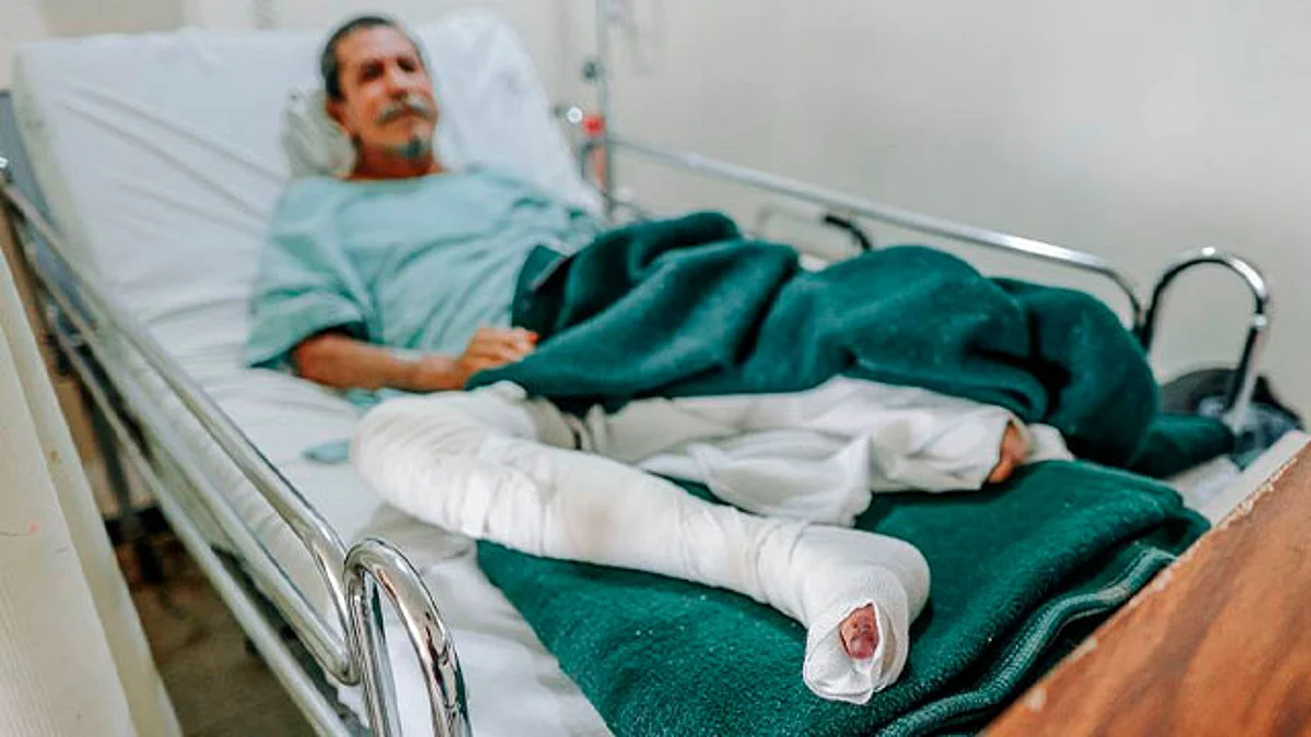 El paciente fue diagnosticado con una enfermedad arterial periférica, que no le permitía tener flujo sanguíneo normal