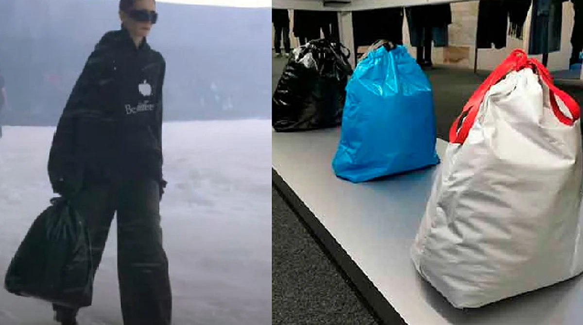 Balenciaga vende bolsa de basura en 34 mil pesos; es de la colección Otoño-Invierno
