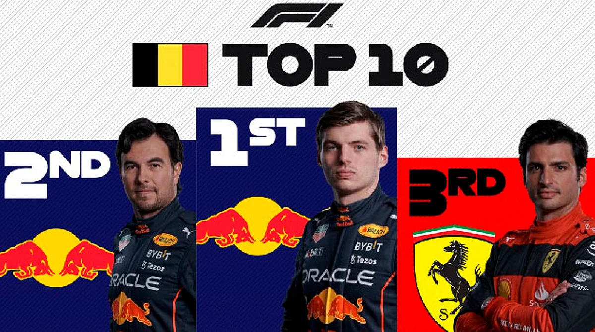 Sergio Pérez sumó 18 puntos en el Circuito de Spa-Francorchamps