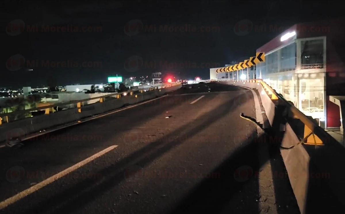 Motociclista muere tras accidente en el nuevo distribuidor vial de Mil Cumbres