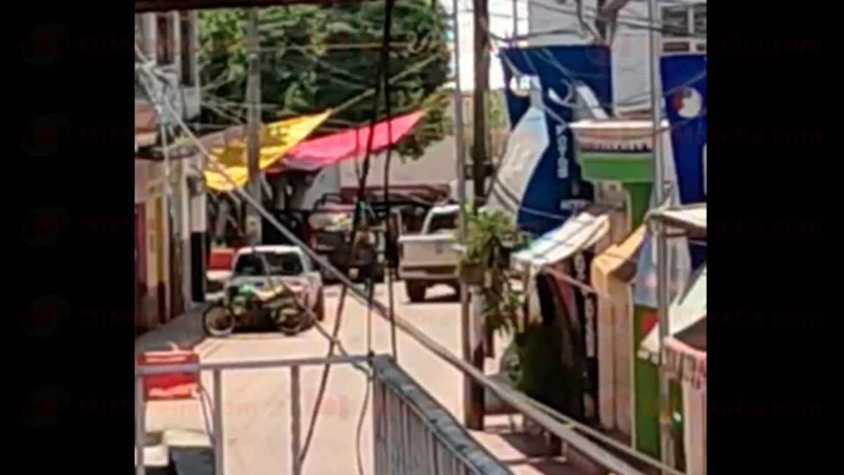 Se registra enfrentamiento armado en el Centro de Tuzantla
