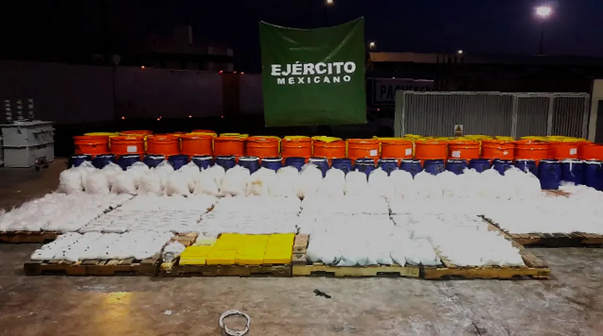 Mayor aseguramiento del Ejército; Decomisan 1.5 toneladas de droga en Sonora