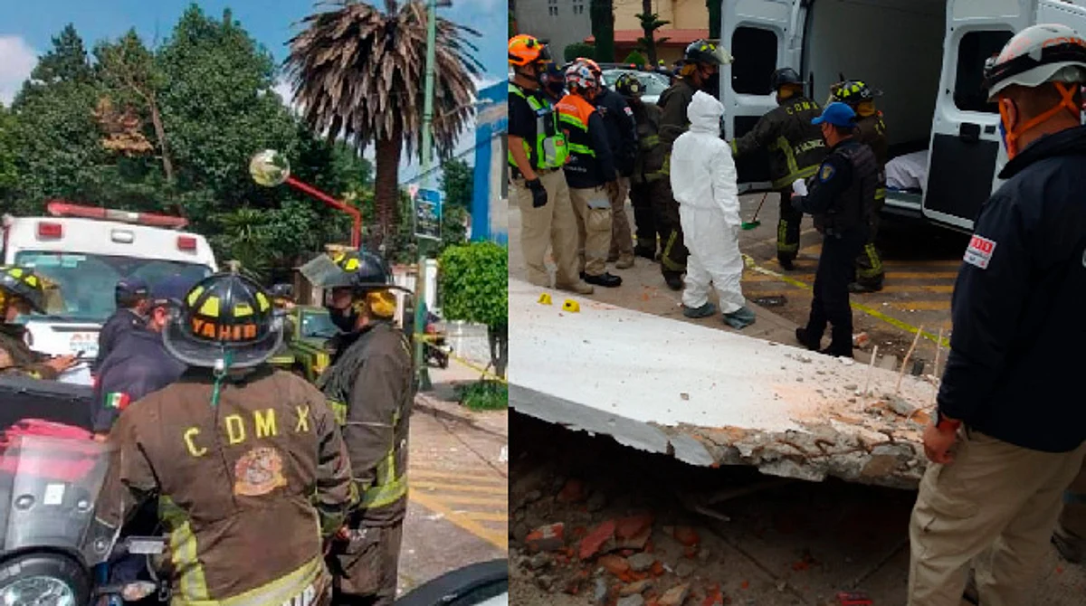 Niño muere al caerle una barda encima en CDMX