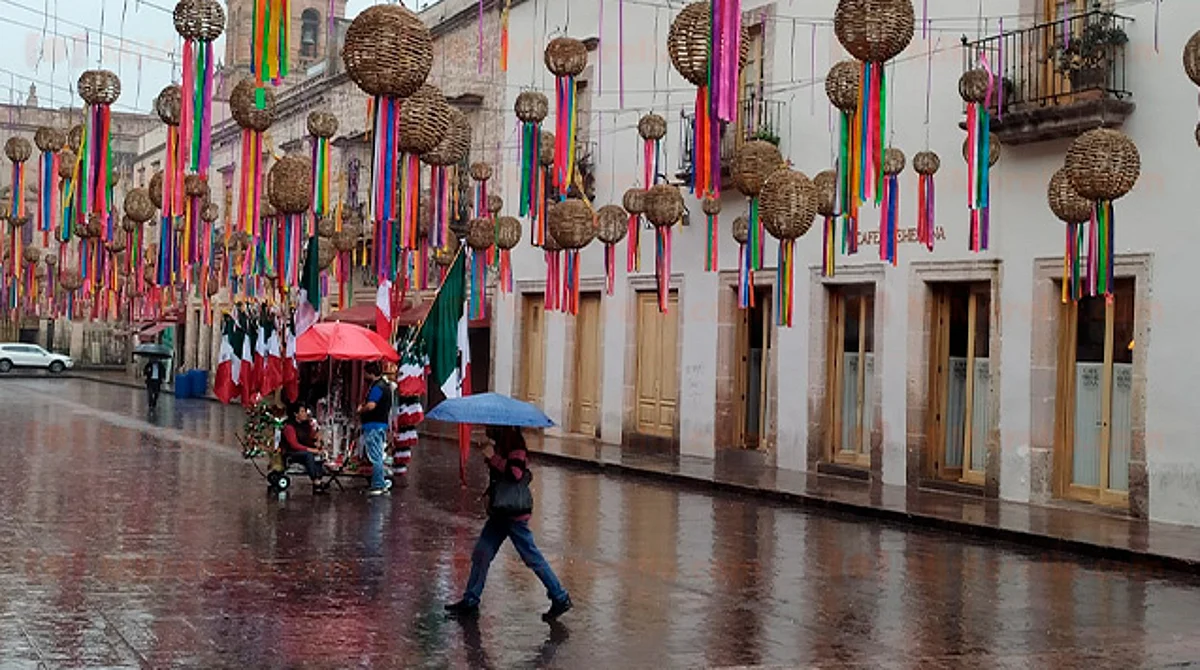 Lluvia matutina sorprende a morelianos en último día de agosto