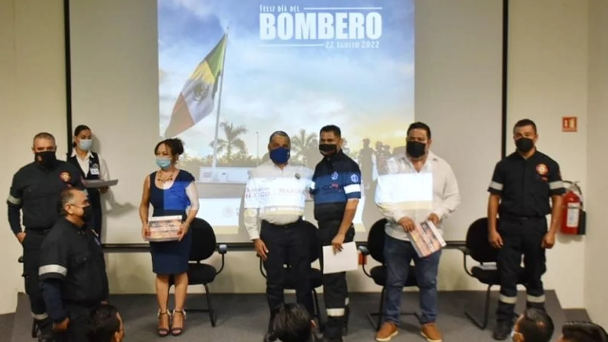 El grupo de Bomberos estará en capacitación con el Centro de Entrenamiento de Control de Averías y Contraincendios del Pacífico pertenecientes a la Décima cuarta Zona Naval