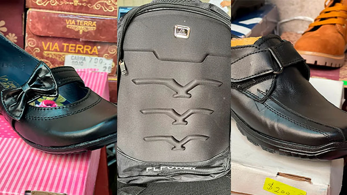 La mochila moderna y funcional podrá ser adquirida a cien pesos cada una, y el zapato escolar para niña y niño se ofrece desde los 250 pesos el par