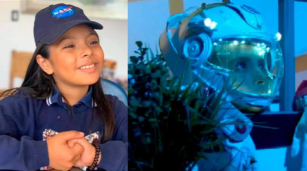 Adhara, la niña mexicana con IQ superior al de Einstein que sueña con viajar al espacio
