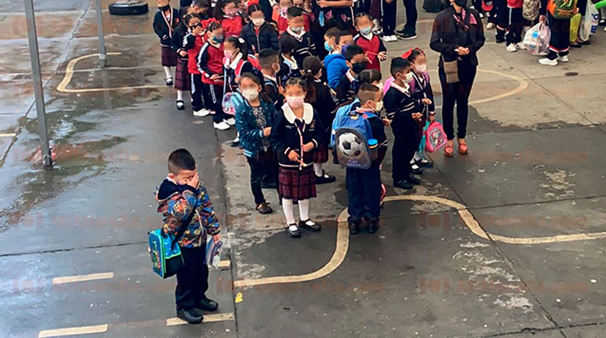 "Tengo miedo"; pequeños viven su primer día de clases en Morelia