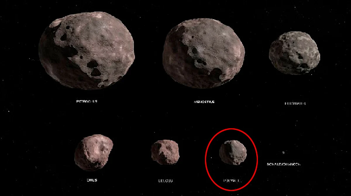 Descubren nueva luna orbitando un asteroide troyano de Júpiter, revela NASA