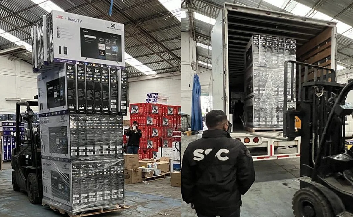Recuperan 4 mil pantallas de TV en CDMX: fueron robadas en el EdoMex