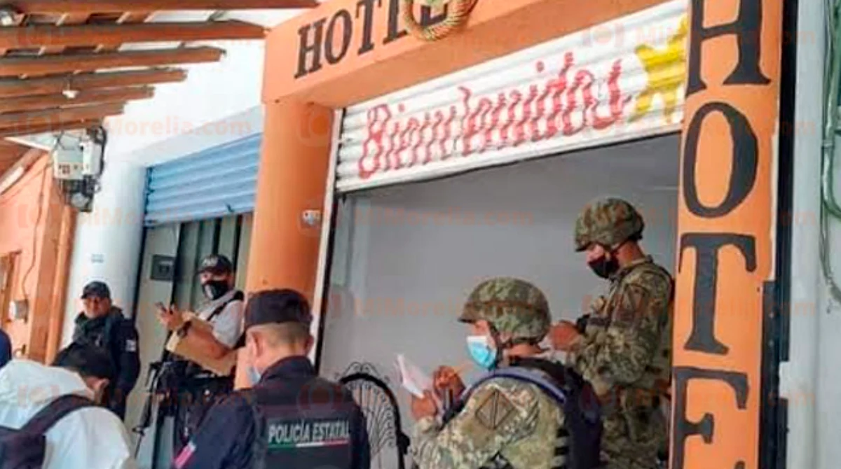 El cuerpo fue trasladado a una funeraria habilitada como Servicio Médico Forense