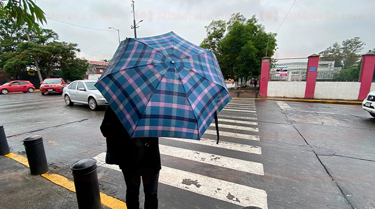 Se mantendrán las lluvias este jueves en Morelia