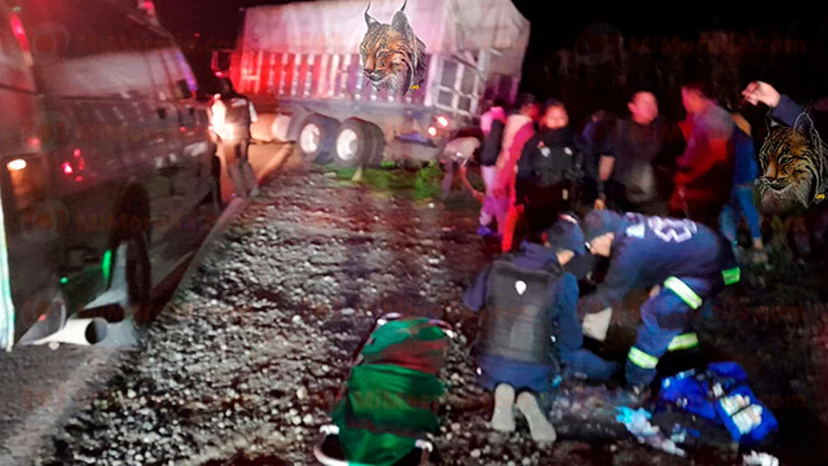 Camión arrolla a policías comunales en un retén en Paracho; uno falleció