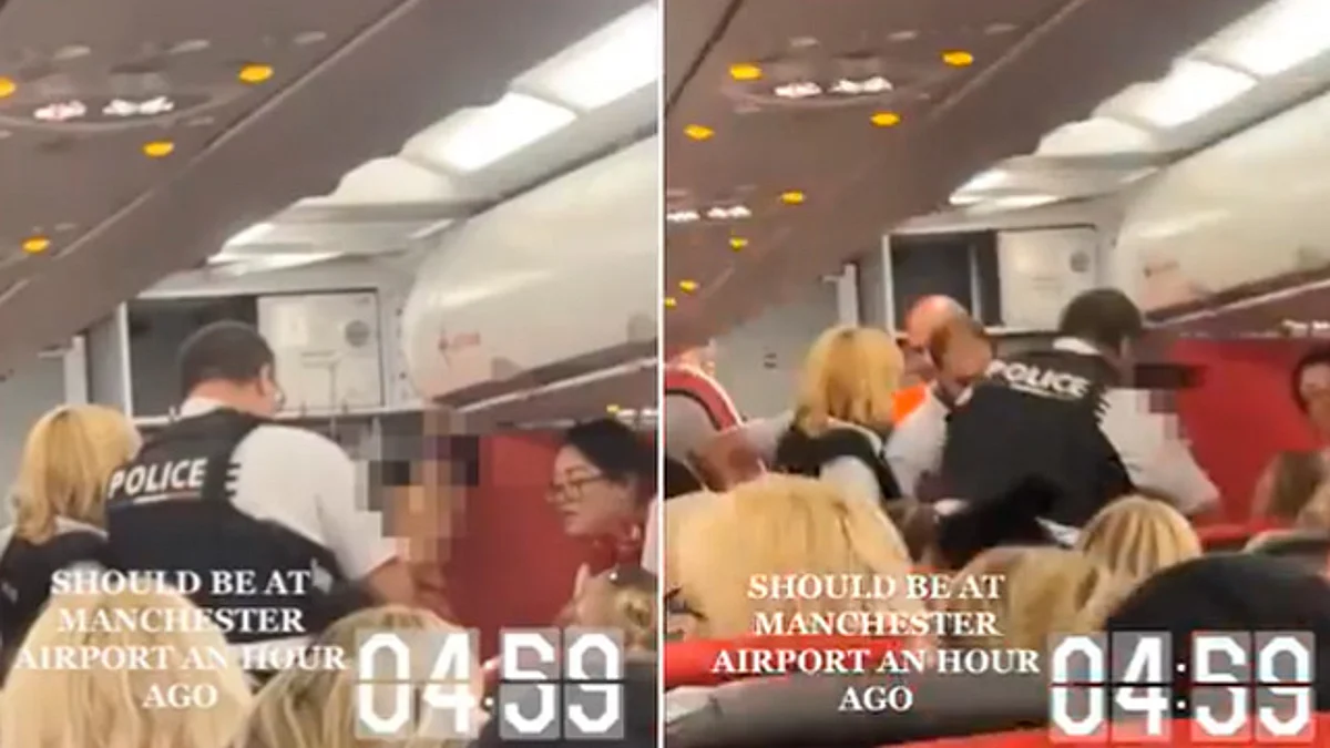 Mujer se desnuda en un vuelo y asegura que hay explosivos