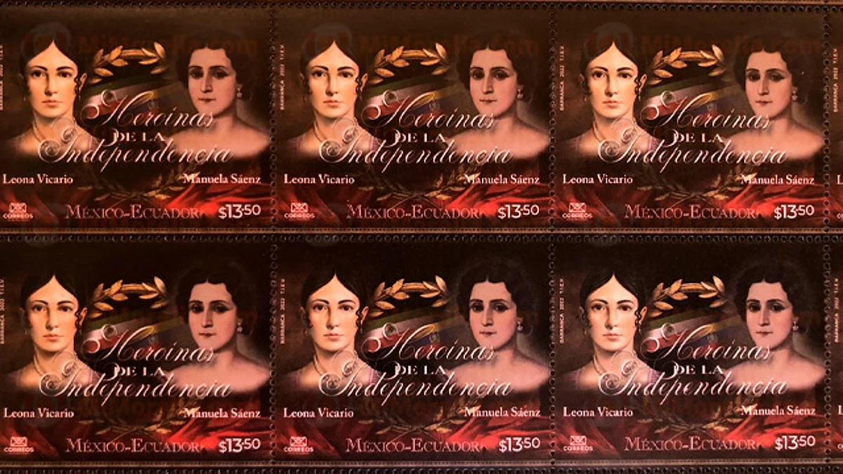 Realizan cancelación de réplica de estampilla postal “Heroínas de la Independencia”