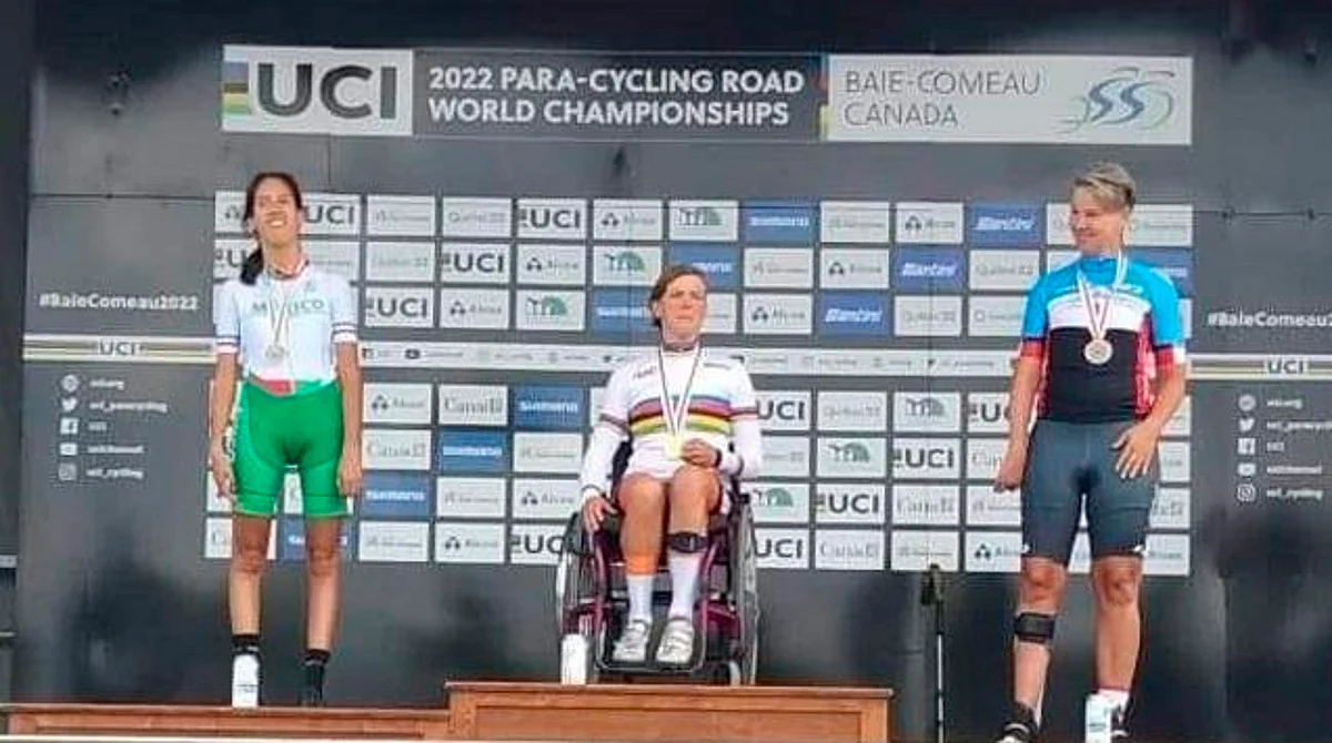 Las insignias se suman al metal dorado que consiguió González Guerrero en la Copa del Mundo de Ruta
