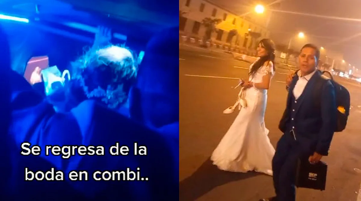 Arman tremendo pachangón, pero novios se regresan en combi a su casa
