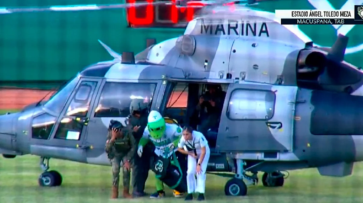 Marina responde: Helicóptero asistió por solicitud de la Liga Mexicana de Béisbol