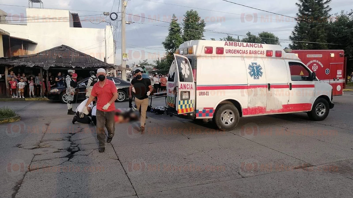 Hombres armados disparan contra joven y una niña en Uruapan