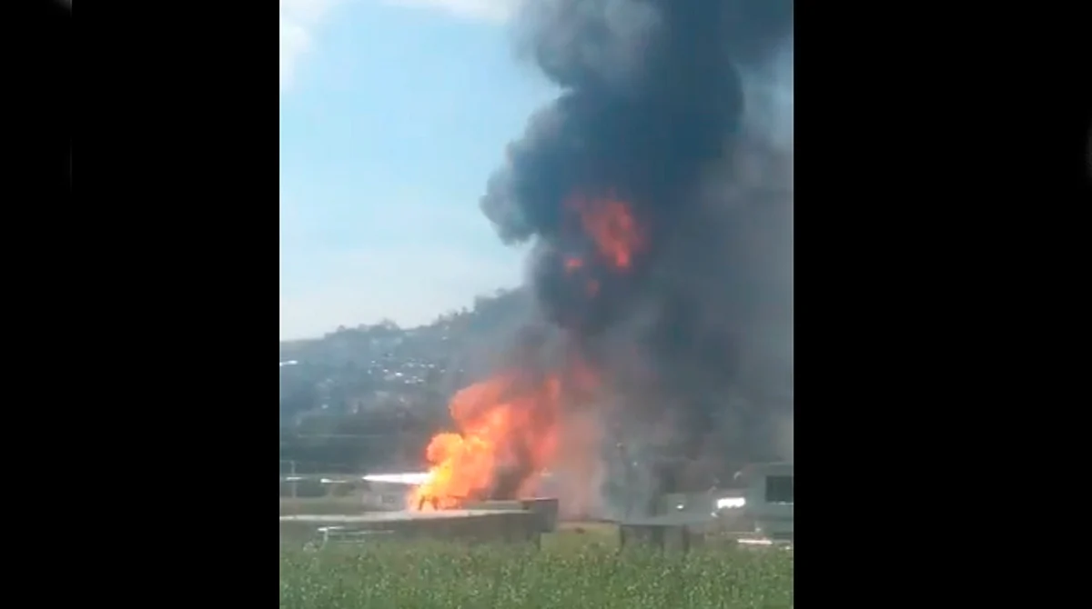 El fuego no ha podido ser controlado