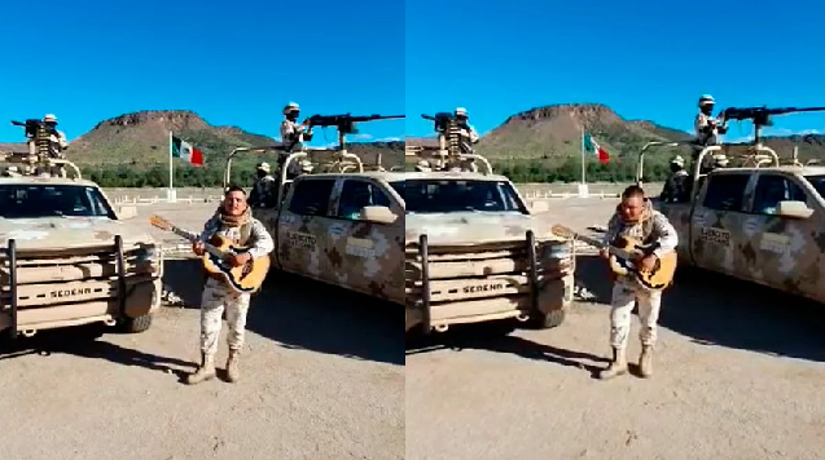 Militar compone corrido a compañeros caídos en detención de criminal en Sonora