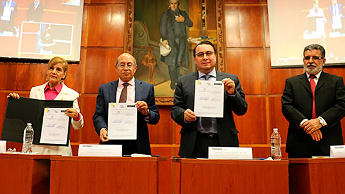 Fortalecen capacitación en PJM con firma de convenio con la Escuela Federal de Formación Judicial