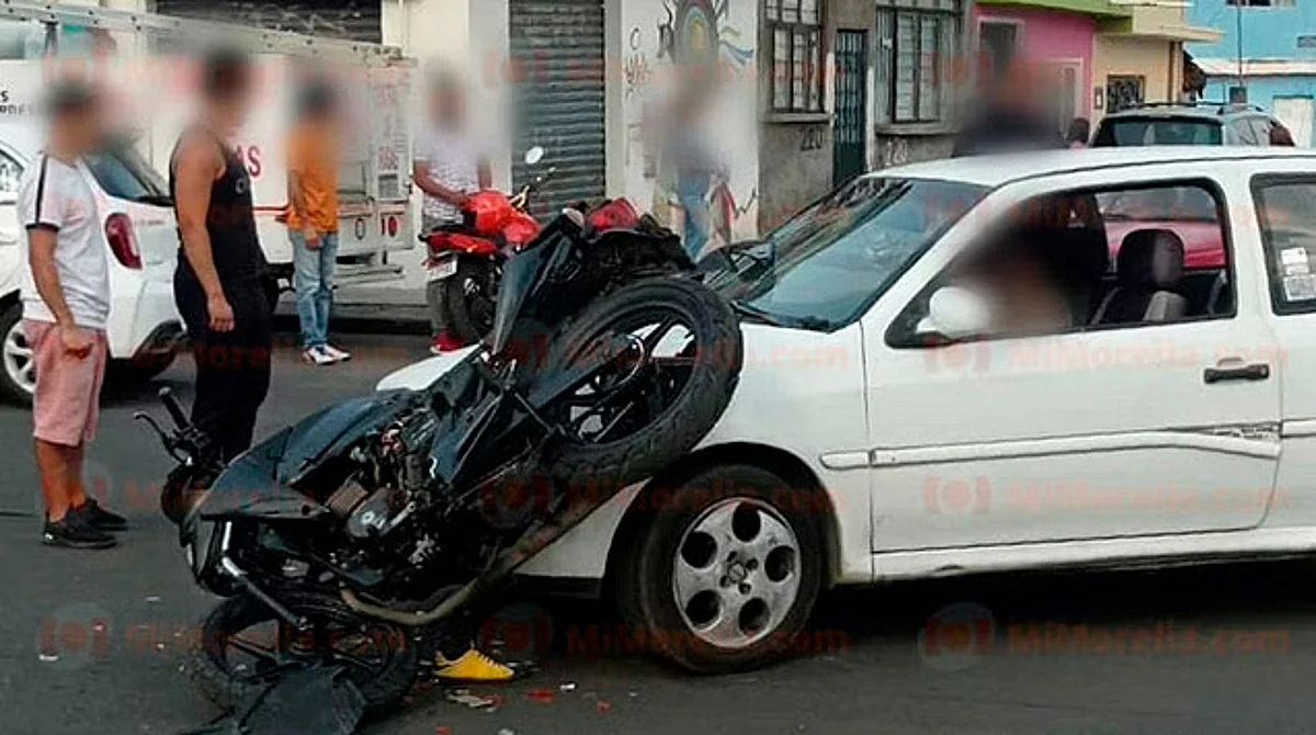 Choques en motocicleta, segunda causa de accidente en Michoacán