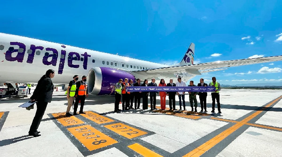 Aterriza en el AIFA el primer vuelo procedente de República Dominicana