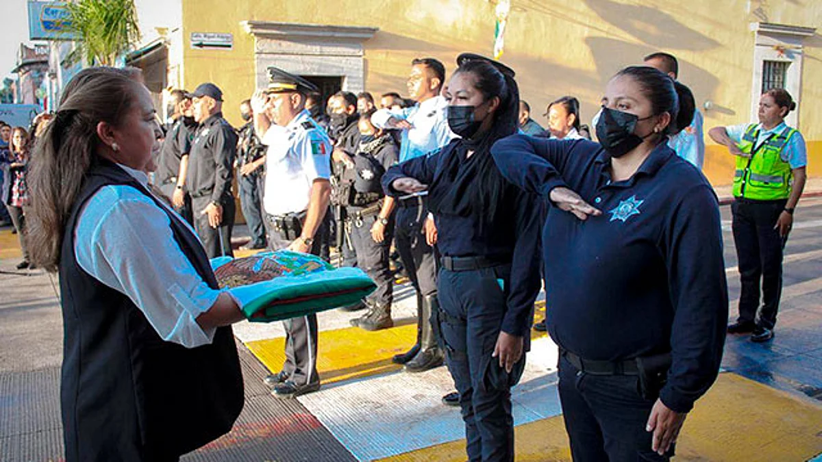 En Tarímbaro, colocan Bando Solemne con las actividades del mes patrio