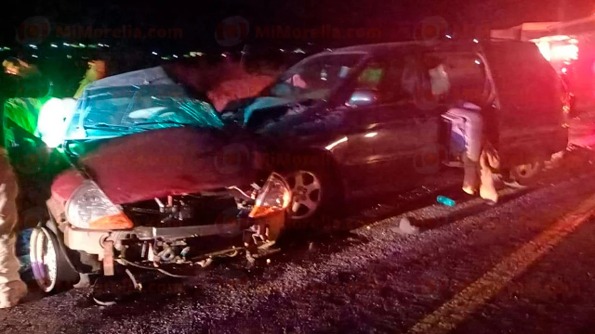 Fallece una de las 5 víctimas del choque sobre la Morelia-Quiroga