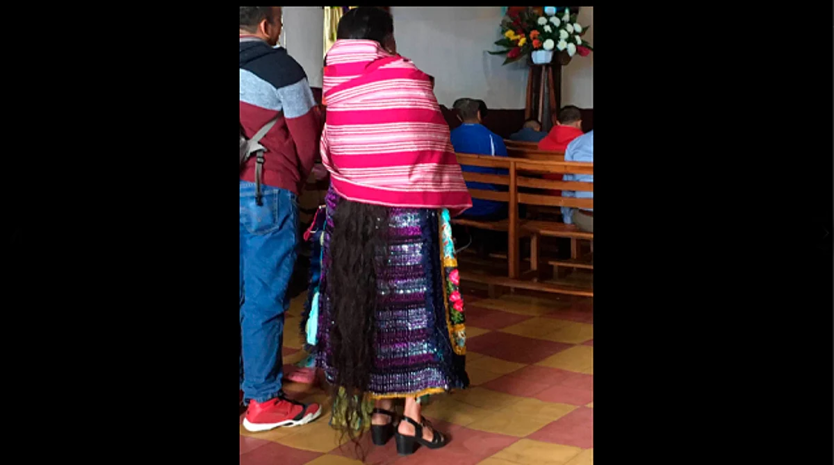 La foto fue tomada en Quinceo, Michoacán