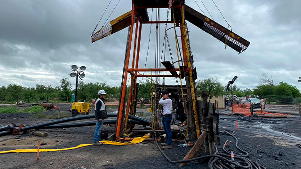 En el pozo hay 10 mineros atrapados