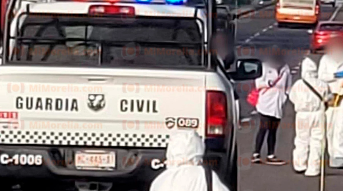 Muere motociclista tras accidente en la Morelia-Quiroga