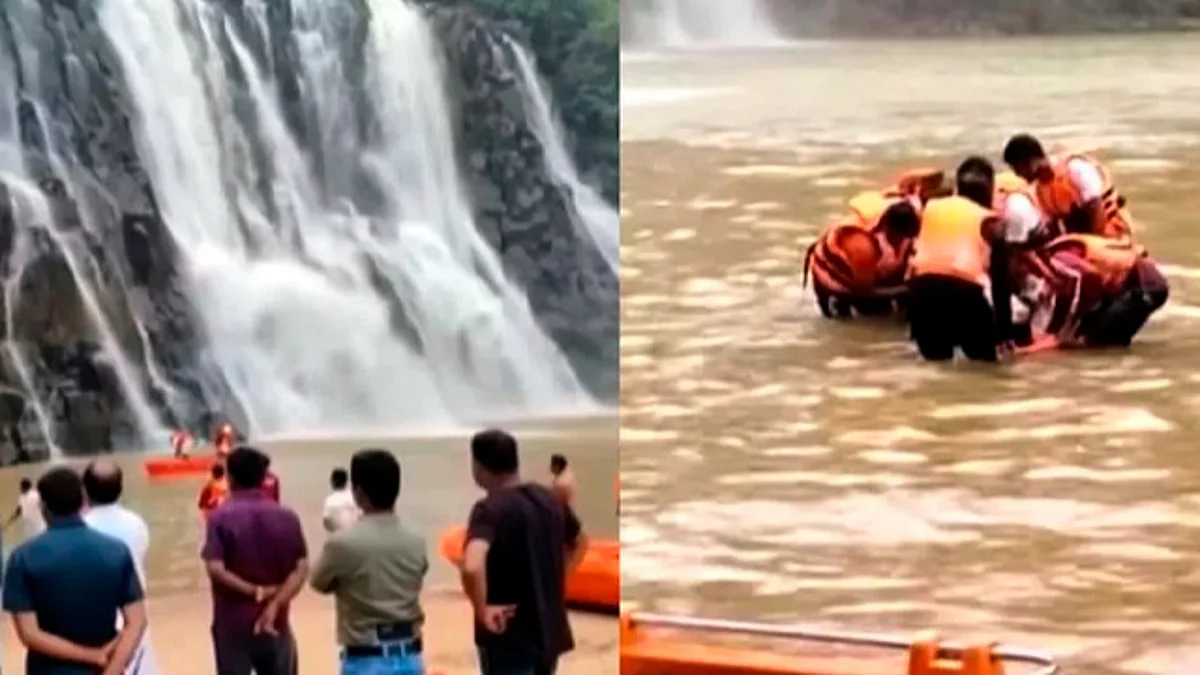 Familia fallece al intentar salvar a hermanas que cayeron a cascada por tomar selfie