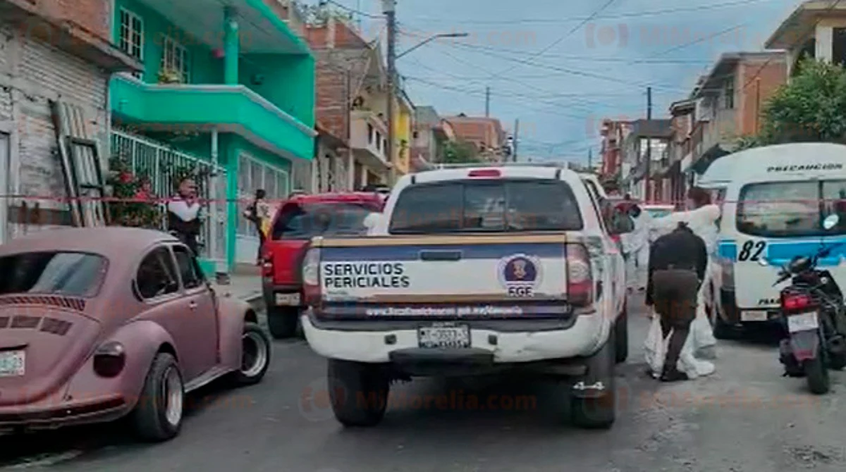 Asesinan a tiros a hombre en calle de Morelia