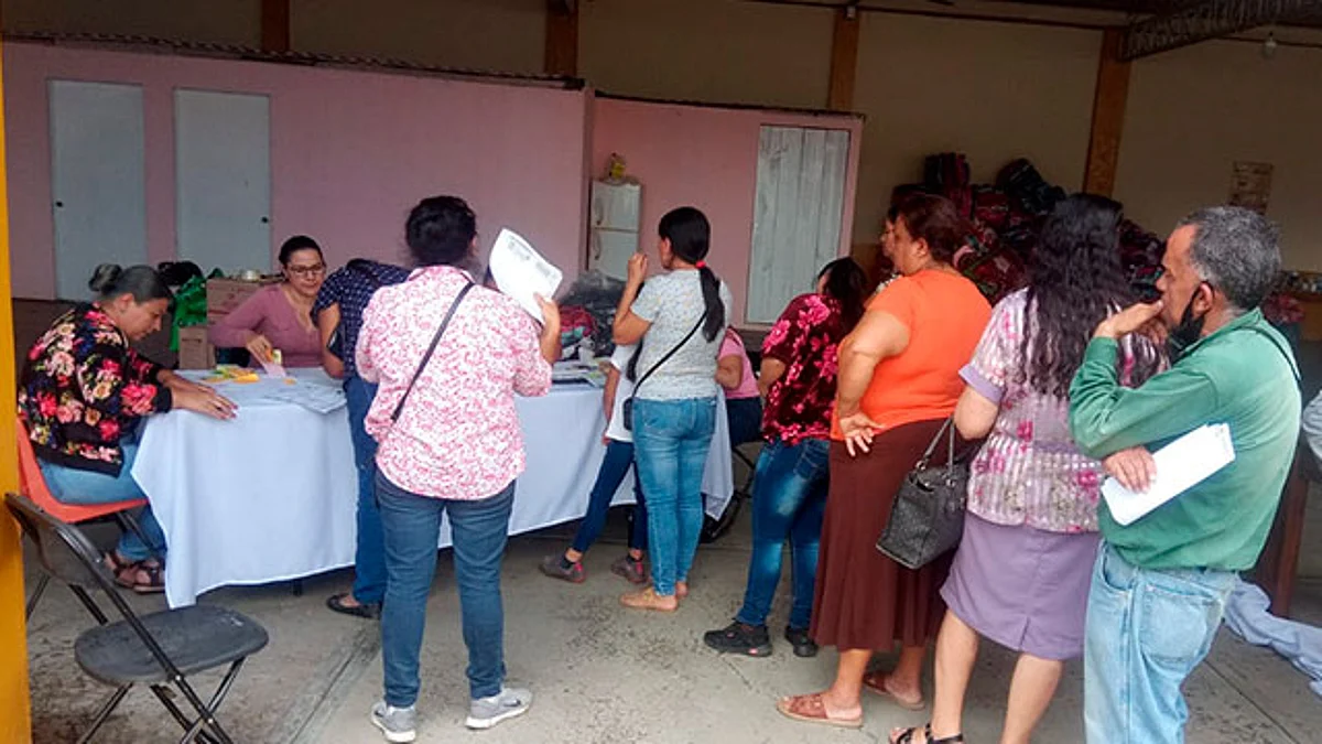 La finalidad es que sean entregados a las familias damnificadas