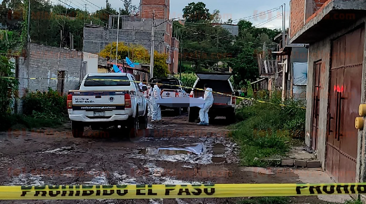 Hombre es asesinado al oriente de Morelia
