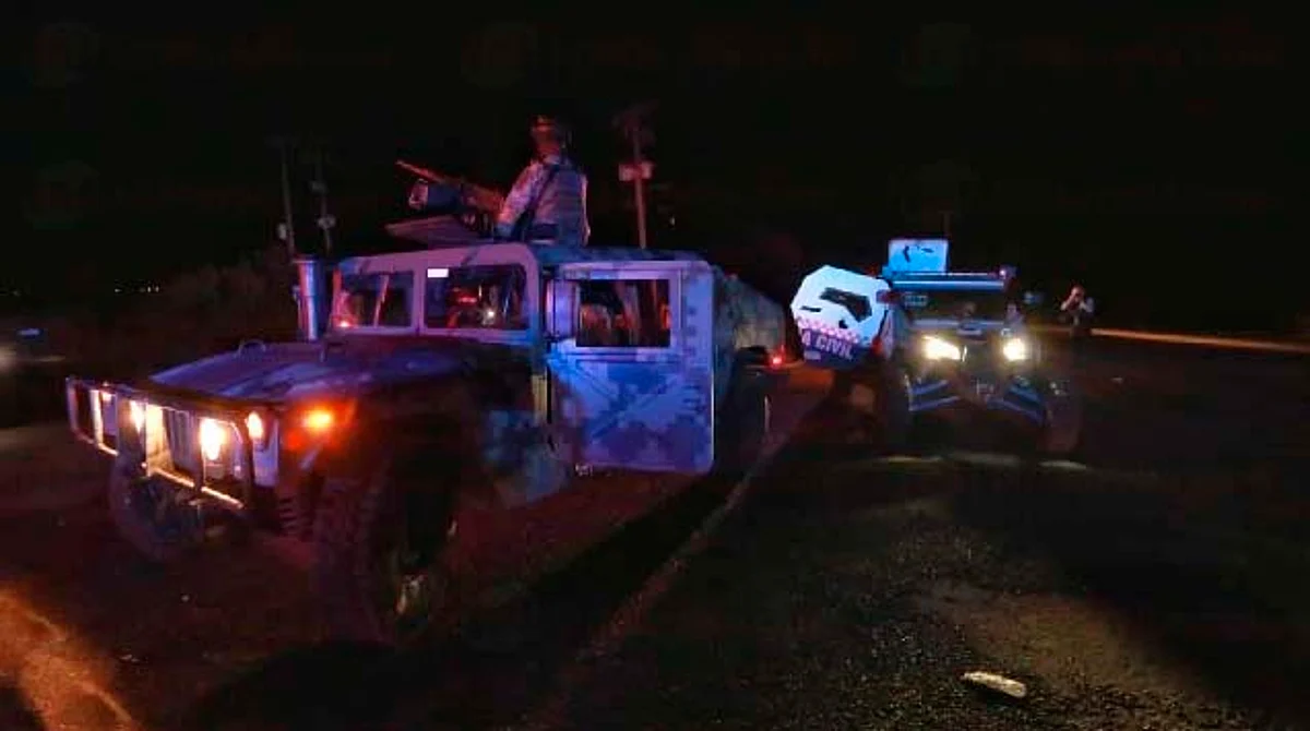 El hombre fue trasladado a un hospital