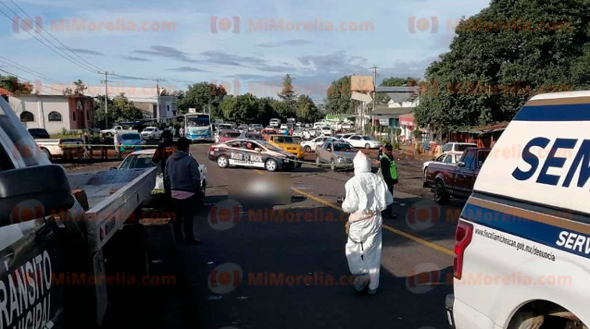 Un motociclista, la víctima