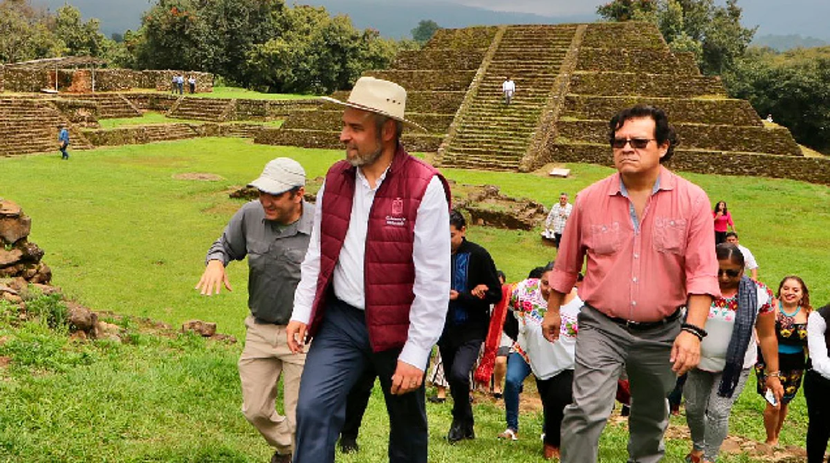Ofrece Bedolla apoyo a Tingambato para preservar y fortalecer su patrimonio cultural