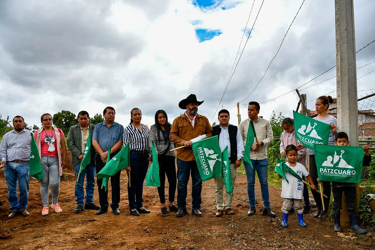 Pátzcuaro: inicia construcción de segunda etapa de pavimentación de calle Héroes Nacozari