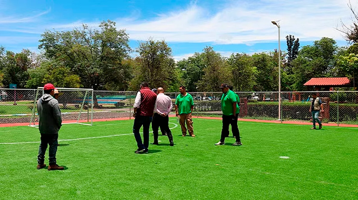 Parque Infantil 150 reabre sus puertas; tiene cancha de fútbol y pista para patinetas