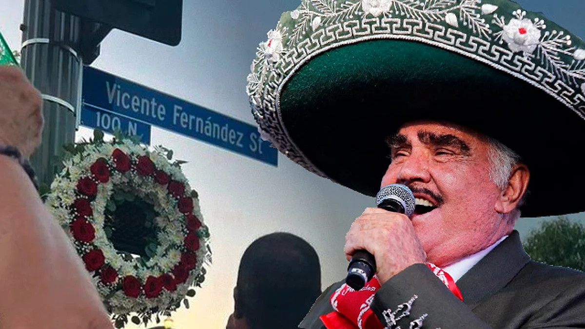 Nombran una calle en Los Ángeles en honor a Vicente Fernández