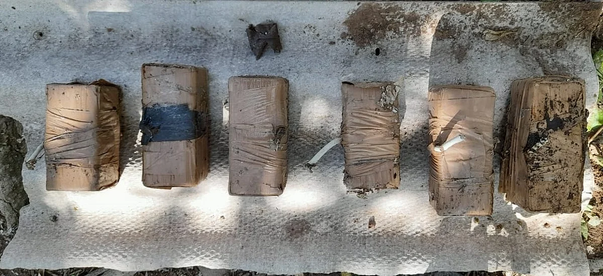 Acordonaron la zona para evitar riesgos y con las medidas necesarias trasladaron y desactivaron los explosivos