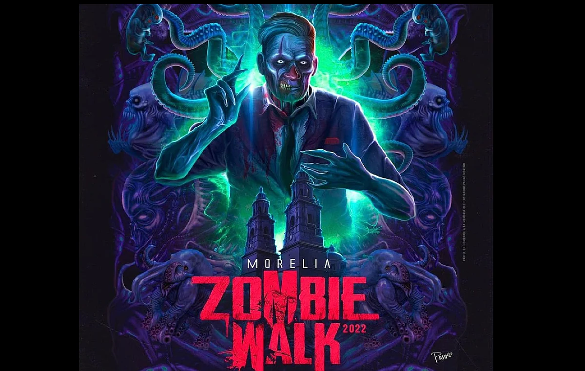 Este viernes, rodada zombie; aclaran que no se proyectará película en Plaza de la Paz
