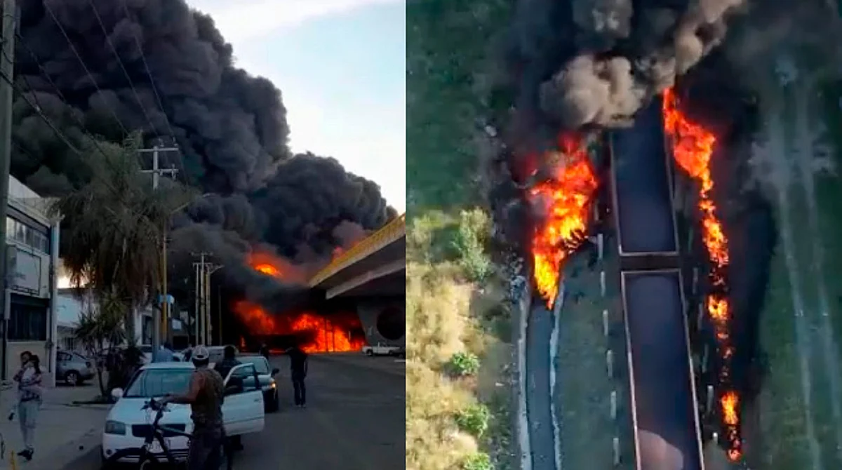 Choque entre pipa y tren provoca daños en Aguascalientes