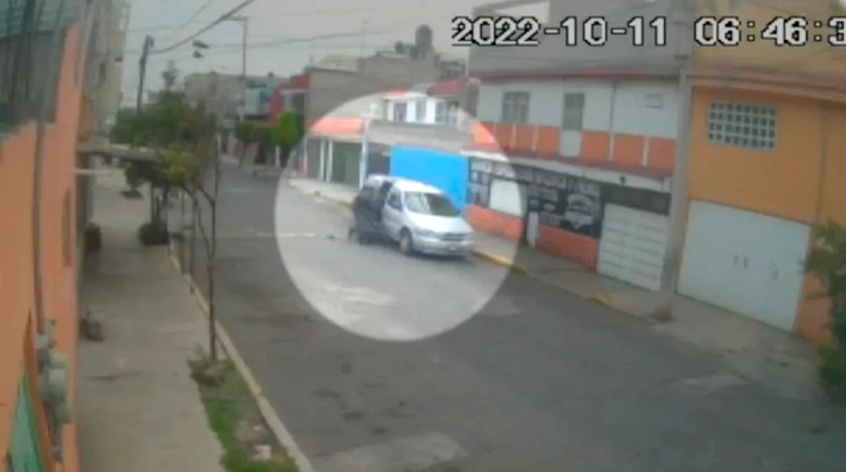 Pasó en segundos: "roban un niño", en Edomex