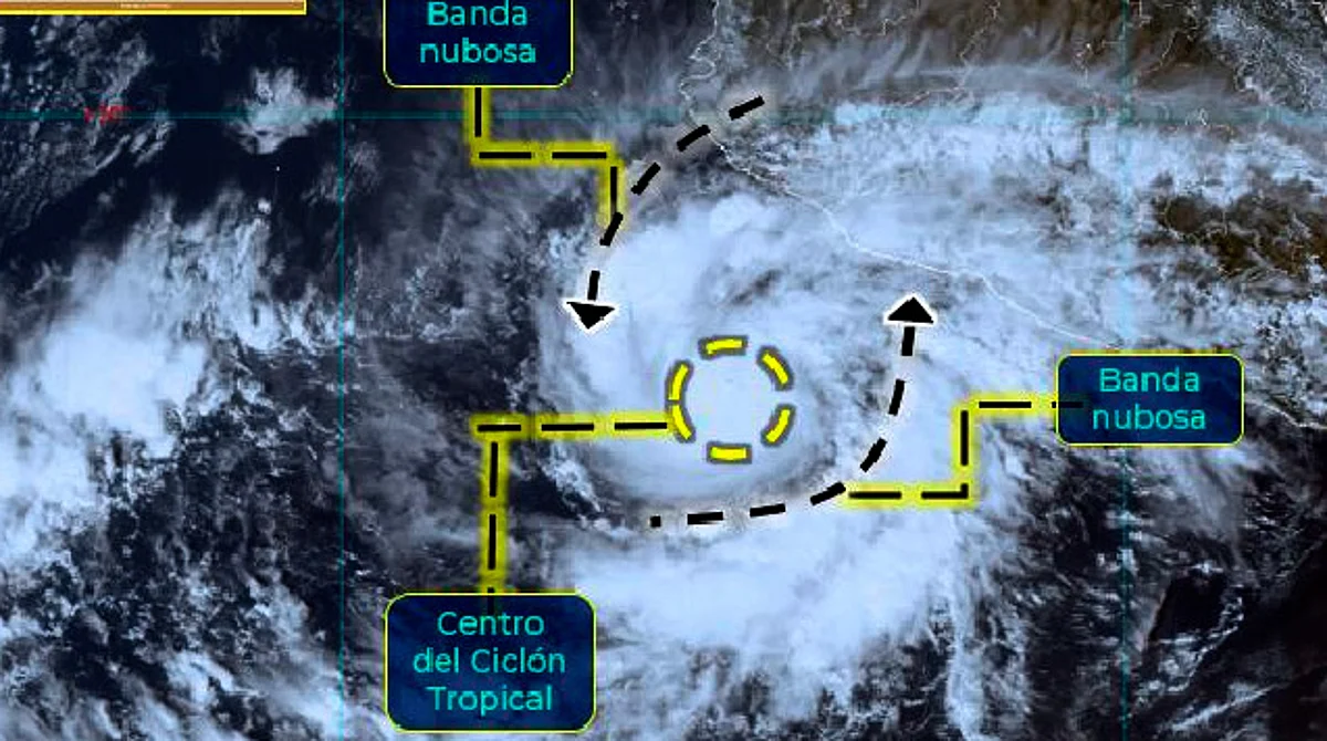 Roslyn impactaría como huracán en Nayarit y Jalisco, la noche del sábado y madrugada del domingo